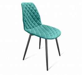 Стул Sheffilton SHT-ST29-С12/S95-1 голубая лагуна/черный муар - Фото предпросмотра