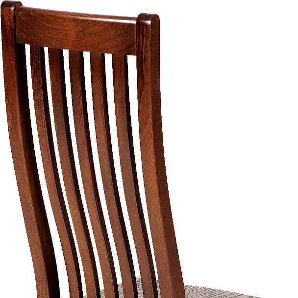 Комплект деревянных стульев с жестким сиденьем Альбен Античный орех, 4 шт. - Вид 9