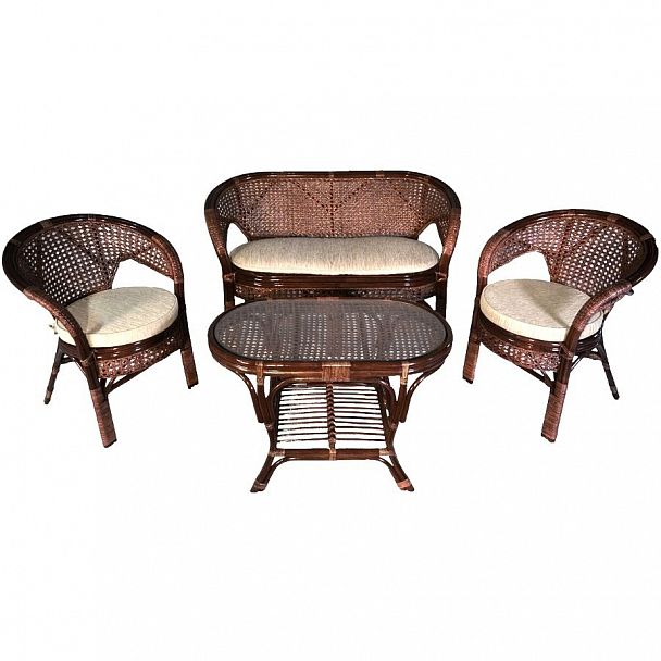 Комплект Пеланги 02/15 с 2х местным диваном, подушки на молнии - Вид 1