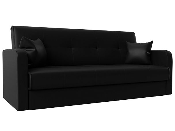 Диван книжка Надежда (полностью экокожа черная) - Вид 1