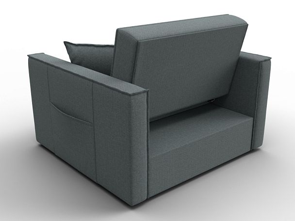 Кресло-кровать Лига-104 (80) Рогожка серый - Вид 5