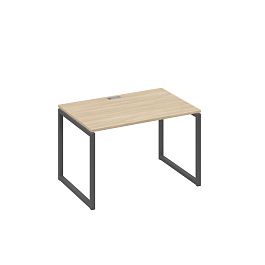 Стол письменный на металлокаркасе QUATTRO A4 А4 Б4 023 БП дуб скандинавский / металлокаркас антрацит - Фото предпросмотра