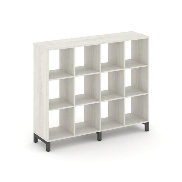 Стайл Проджект Каркас стеллажа 3 яр. SN.KS-340 Дуб Наварра/Металл Антрацит 1488*400*1248 - Вид 1