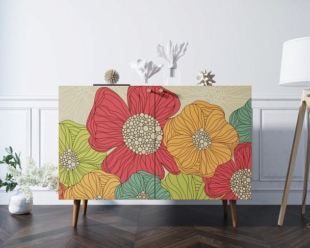 Комод Berber две дверки 5 принт арт BB04/Print_05 - Вид 4