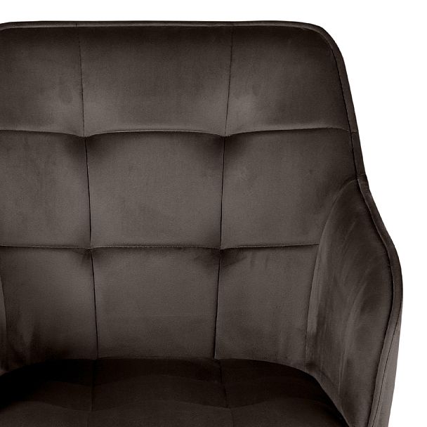 Кресло поворотное Мони, Confetti stone/белый - Вид 9