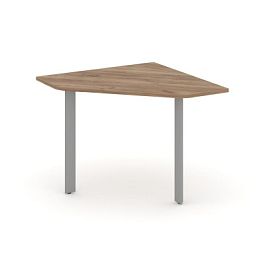 Style Project Next Угловой элемент переговорного стола SN-59.UPRG-001 Дуб Табак/Металл Серый 980*980*750 - Фото предпросмотра