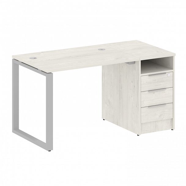 Рабочая станция "Metal System" БО.РС-СТП -1.1 дуб наварра/серый - Вид 1