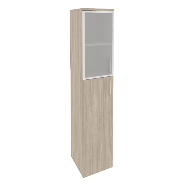Onix Шкаф высокий узкий левый O.SU-1.7 R (L) Дуб аттик 400*420*1977 - Вид 1