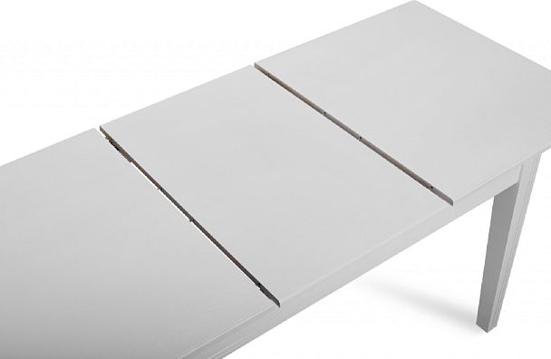 Стол деревянный раздвижной Таурус 135(185)х80х76 Белый - Вид 7