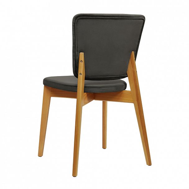 Стул Safir, велюр, тёмно-серый - Вид 4