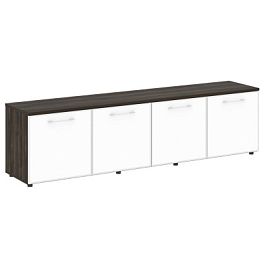 Ялта Тумба модульная LT.TS-4.6 white Дуб Мали/Стекло White 2188*450*580 - Фото предпросмотра