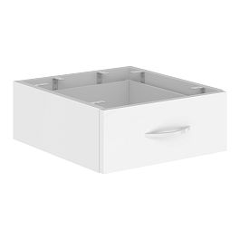 Тумба подвесная c 1-м ящиком СРС-1V.1 Белый 407х448х163 IMAGO PLUS - Фото предпросмотра