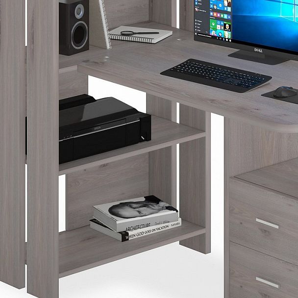 Стол компьютерный Домино Lite СТЛ-ОВ+С100Р Нельсон - Вид 4