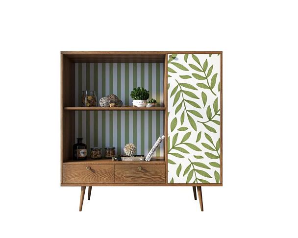 Стеллаж с нишей Berber принт 28 арт BB28/Print_28 - Вид 1