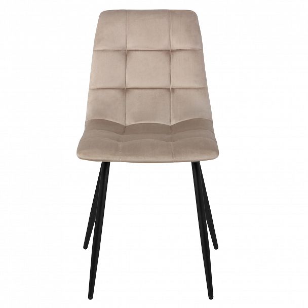 Стул "Чили-РФ" РФ-210 черные ножки, цвет бежевый велюр - Вид 2