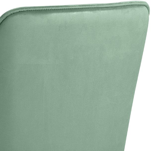 Барное поворотное кресло Мони К, Confetti aquamarine/белый - Вид 11