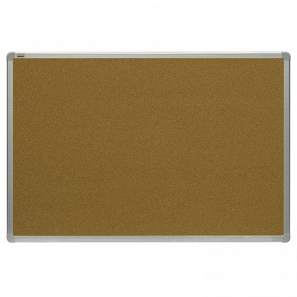 Доска пробковая для объявлений 120x180 см, алюминиевая рамка, 2х3 OFFICE, (Польша), TCA1218 - Вид 2