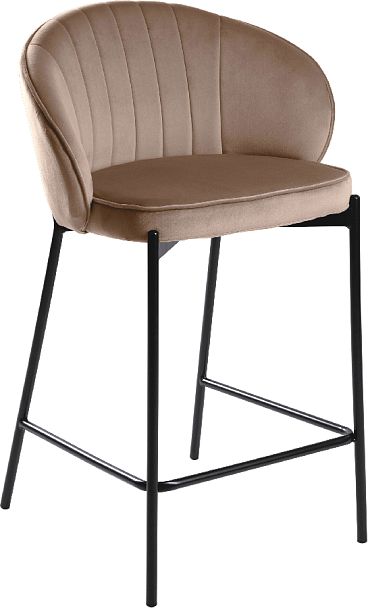 Комплект полубарных стульев Миэль латте/черный, 4 шт. - Вид 3