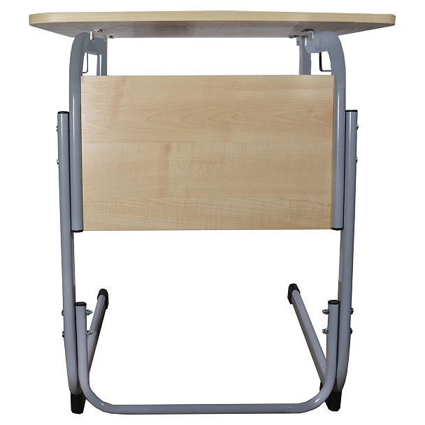 Стол-парта Атлант, 1-местный, регулируемый, серый каркас, ЛДСП клён, гр.2-4 - Вид 4