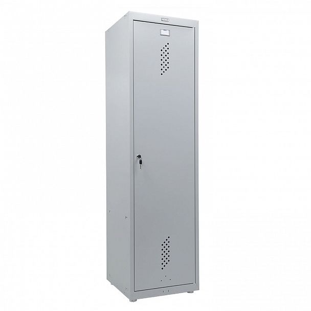 Шкаф металлический хозяйственный ПРАКТИК "LS-11-50", 2 отделения, 1830х500х500 мм, 27 кг, разборный, S23099515202 - Вид 2