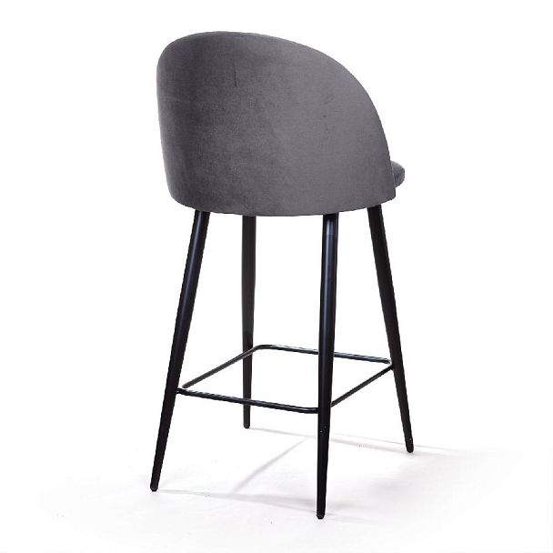 Стул полубарный Thomas, бархат серый 27 - Вид 6
