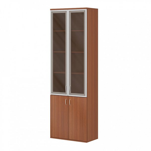 Шкаф комбинированный "Система-M"  ПК-ССМ-ШК217Х71АС2Д2/35-В1-35 миланский орех светлый - Вид 1