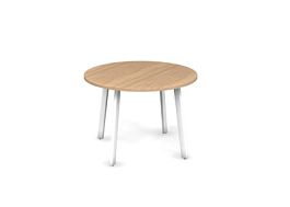 MATRIX 121S500 Стол переговорный 1100х1100х775 Швейцарский вяз/Белый - Фото предпросмотра