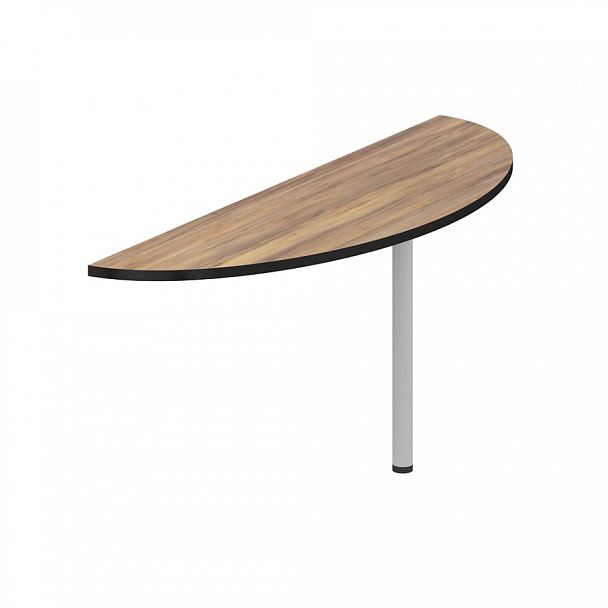 Брифинг приставка, столешница 25 мм "Логистика"  ПК-ЛОГ-ПР160Х50БН/Т/25-В1-1078 таксония медовая+черный - Вид 1