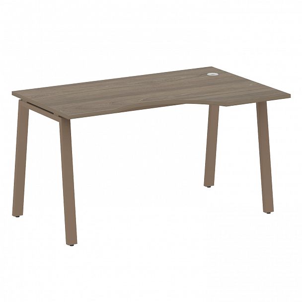 Стол "Metal System" БА.СА-2 вяз/мокко - Вид 1