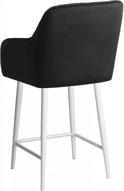 Комплект полубарных поворотных кресел Барли К, черный H75/белый, 3 шт. - Вид 6