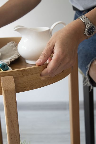 Сервировочный cтолик Sheffilton SHT-CT63 прозрачный лак - Вид 7