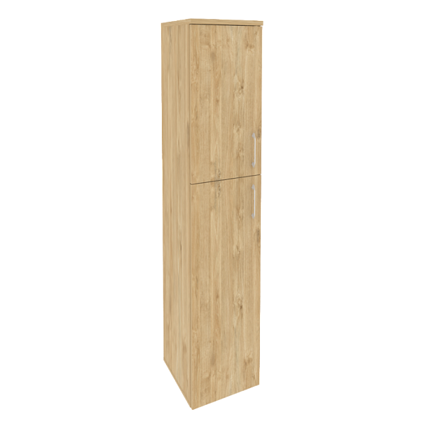 Onix Шкаф высокий узкий левый O.SU-1.8 (L) Тиквуд светлый 400*420*1977 - Вид 1