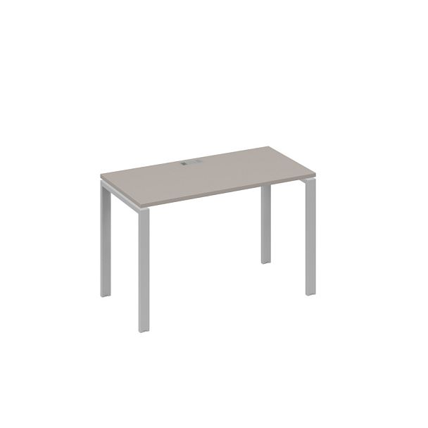 Стол письменный на металлокаркасе UNO A4 А4 Б1 003 БП мокко премиум / металлокаркас серый - Вид 1