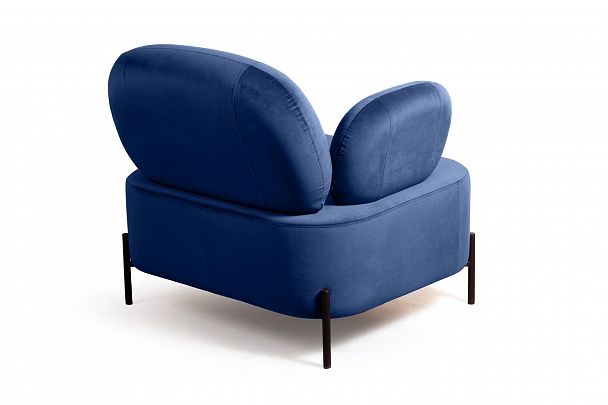 Кресло Dandy, бархат синий 29 - Вид 3