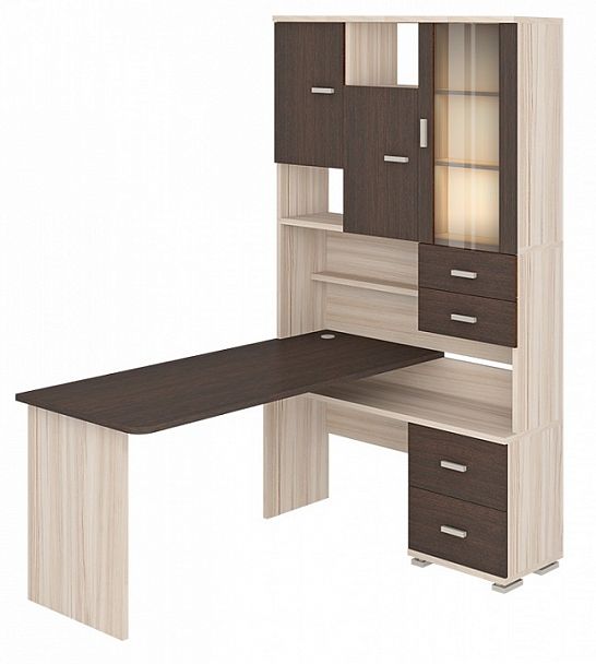 Стол компьютерный Домино СР-620/160 Венге/Карамель правый - Вид 2