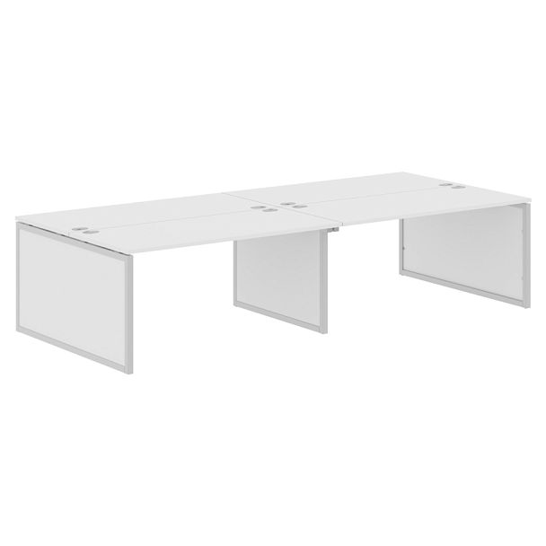 Стол 4-х местный XQPWST 3214 Белый/Алюминий 3200х1406х750 XTEN-QP - Вид 1