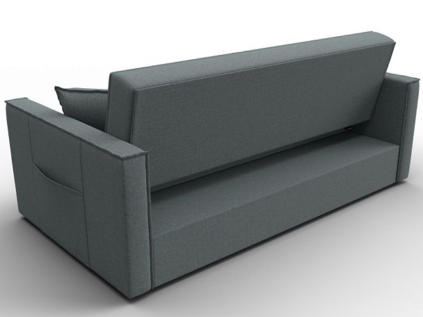 Диван прямой Лига-104 (160) Рогожка серый - Вид 5