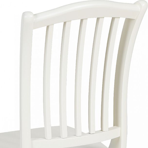 Стул деревянный с жестким сиденьем Элин Слоновая кость - Вид 8