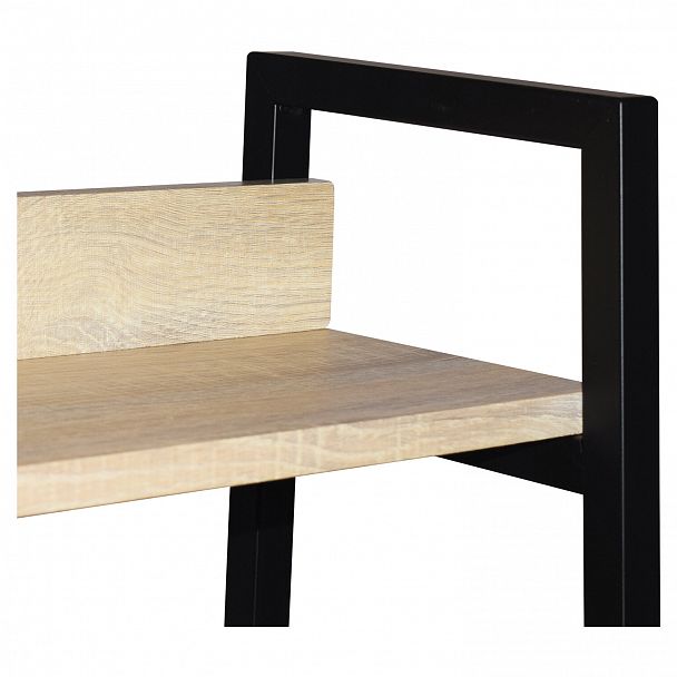 Стеллаж на металлокаркасе BRABIX "LOFT SH-003", 600х350х1500 мм, 5 полок, цвет дуб натуральный, 641236 - Вид 7