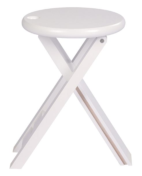 Комплект складных деревянных табуретов Вилл Белый - Вид 4