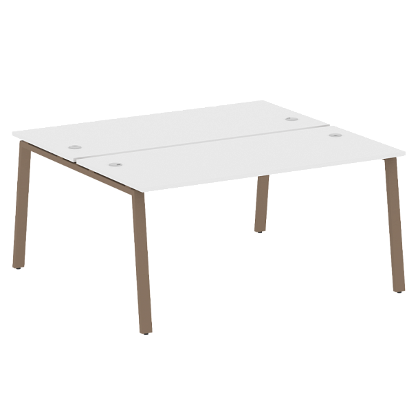 Metal System Р. ст. на А-образном м/к БА.РАС-СП-2.4 Белый/Мокко металл 1600*1475*750 - Вид 1