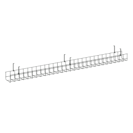 Кабель-канал сетчатый узкий KK-S-140U Металл Антрацит 1405*131*154 - Фото предпросмотра