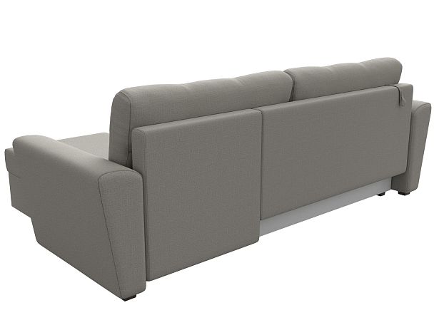 Диван угловой Амстердам Лайт правый угол Рогожка бежевый - Вид 5