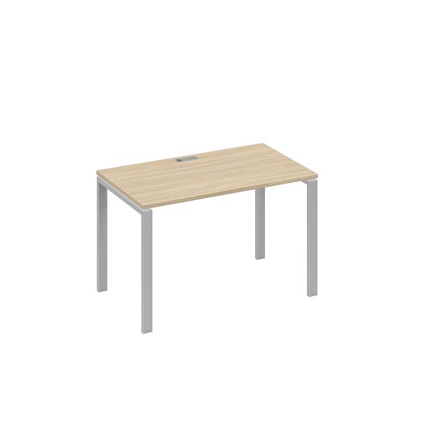 Стол письменный на металлокаркасе UNO A4 А4 Б1 013 БП дуб скандинавский / металлокаркас серый - Вид 1