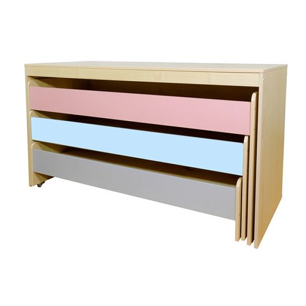 Кровать детская многоярусная Скандинавия (с тумбой) - Вид 7