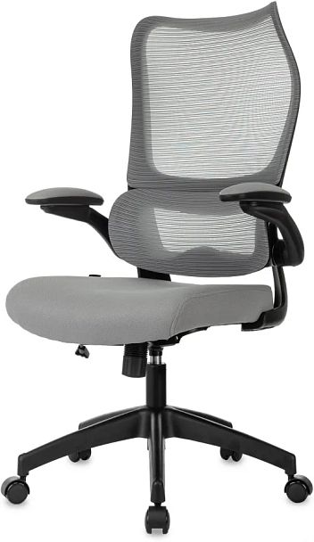 Кресло эргономичное Бюрократ Sigma 1 серый сетка/ткань крестов. пластик - Вид 2