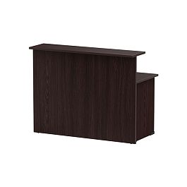 Стойка ресепшн прямая СР-150/60 венге - Фото предпросмотра