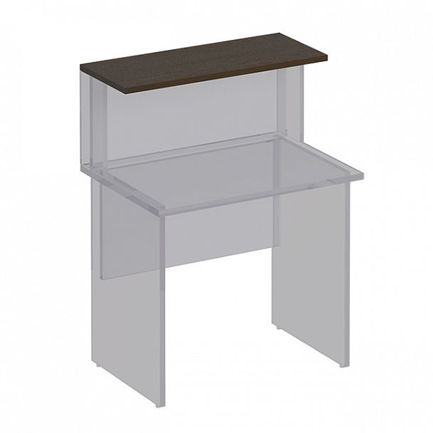 Полка настольная "Формула" ФР 400 венге темный - Вид 1