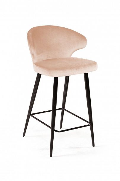 Стул полубарный Richard, бархат бежевый 5 - Вид 4