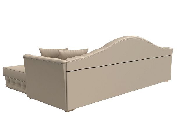 Диван угловой Артис правый угол Экокожа бежевый - Вид 6